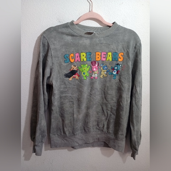 Care Bears Charcoal Sweatshirt with Vibrant Characters - Picture 1 of 3